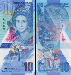 EAST CARRIBEAN STATES - PICK 56 a - 10 DOLLARS - 2019