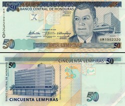 HONDURAS - Pick 94c - 50 LEMPIRAS - 2010