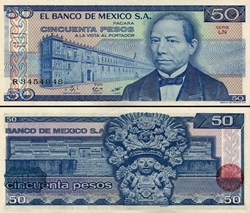 MEXIQUE - PICK 073a.LN - 50 PESOS - 1981