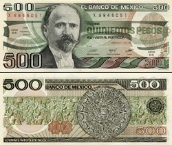 MEXIQUE - PICK 079b.EE - 500 PESOS - 1984