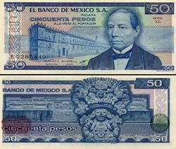 MEXIQUE - PICK 073a.LL - 50 PESOS - 1981