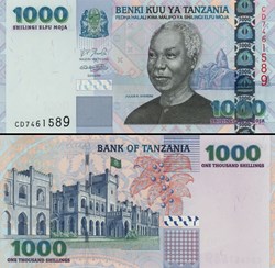 TANZANIE - PICK 36b - 1000 SHILINGI - 2003