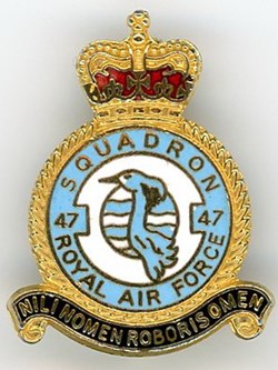 Insigne R.A.F - 47° Squadron