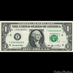 F- 1$ Federal Reserve Notes - Small Size 2006 Series