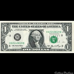 H- 1$ Federal Reserve Notes - Small Size 2006 Series