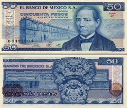 MEXIQUE - PICK 073a.JF - 50 PESOS - 1981