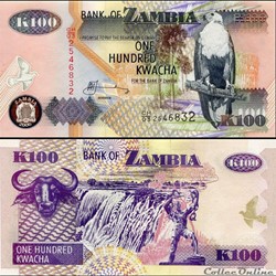 ZAMBIE - PICK 38 f - 100 KWACHA - 2006