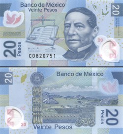 MEXIQUE - PICK 122aa - 20 PESOS - 2016