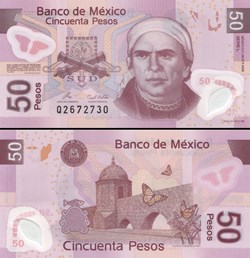 MEXIQUE - PICK 123g2 - 50 PESOS - 2008