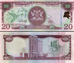 TRINIDAD ET TOBAGO - PICK 49a3 - 20 DOLLARS - 2006