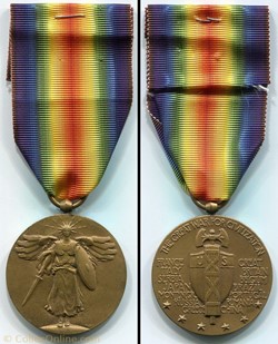 Médaille de la Victoire dite Interalliée - Etats-Unis