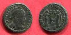 CONSTANTIN 1° - VICTORIAE LAETAE PRINC PERP - RIC 86