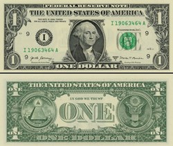 I- 1$ Federal Reserve Notes - Small Size 2017A Series