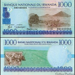 RWANDA - PICK 27 A 1 - 1000 FRANCS - 1998