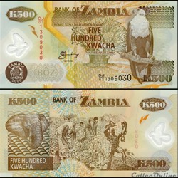 ZAMBIE - PICK 43 e - 500 KWACHA - 2006
