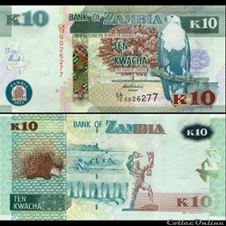 ZAMBIE - PICK 51 a - 10 KWACHA - 2012