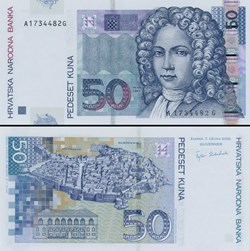CROATIE - PICK 40 a - 50 KUNA - 2002