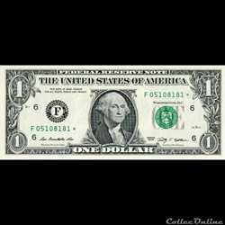 F- 1$ Federal Reserve Notes - Small Size 2009 Series