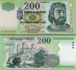 HONGRIE - PICK 187 c - 200 FORINT - 2003