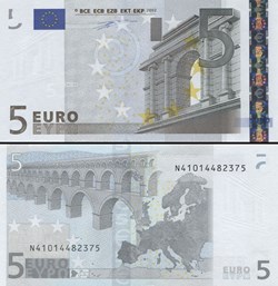 5 EUROS - SIGNATURE DUISENBERG - PICK 1 N - AUTRICHE