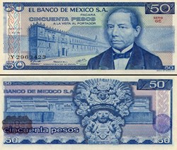 MEXIQUE - PICK 067a.GE - 50 PESOS - 1978