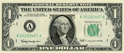 A- 1$ Federal Reserve Notes - Small Size 1963 Series