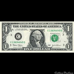 C- 1$ Federal Reserve Notes - Small Size 2003 Series