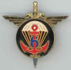 Insigne Parachutistes - 6° Régiment de Parachutistes Infanterie de Marine