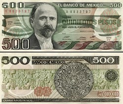 MEXIQUE - PICK 079a.CY - 500 PESOS - 1983