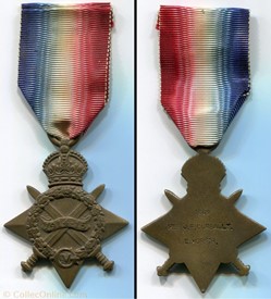 Médaille commémorative des Combats de 1914 (1914 Star)