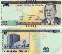 HONDURAS - Pick 104b - 50 LEMPIRAS - 2019