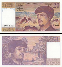FRANCE - 20 FRANCS - 1991 - F.034