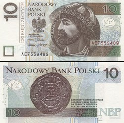 POLOGNE - PICK 183a - 10 ZLOTYCH - 2012