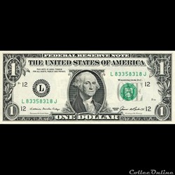 L- 1$ Federal Reserve Notes - Small Size 1985 Series
