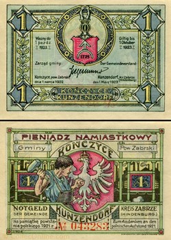Kunzendorf - Zabrze 1 Mark