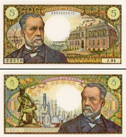 FRANCE - 5 FRANCS Louis Pasteur