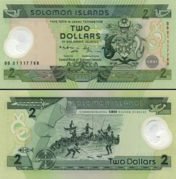 ILES SALOMON - PICK 23 a - 2 DOLLARS - 2001