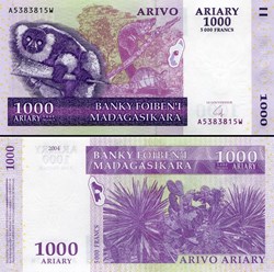 MADAGASCAR - PICK 089 b - 1000 ARIARY - 2004