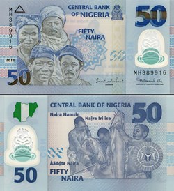 NIGERIA - PICK 40 C - 50 NAIRA - 2011