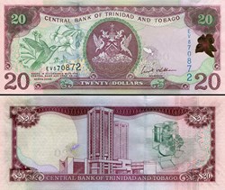TRINIDAD ET TOBAGO - PICK 49a1 - 20 DOLLARS - 2006