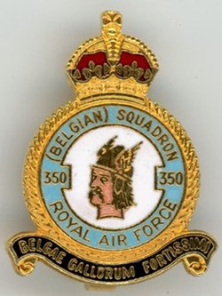 Insigne R.A.F - 350° Squadron (CCCL°)