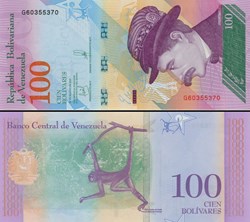 VENEZUELA - PICK 106b - 100 BOLIVARES - 2018