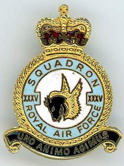 Insigne R.A.F - 35° Squadron (XXXV°)