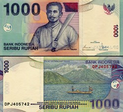 INDONÉSIE - PICK 141 e - 1000 ROUPIES - 2004