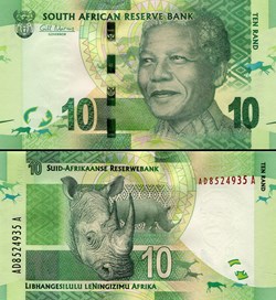 AFRIQUE DU SUD - PICK 133a - 10 RAND - 2012