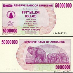 ZIMBABWE - PICK 057a - 500 000 Dollars - 2008