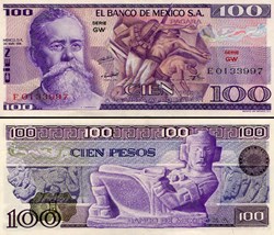 MEXIQUE - PICK 066a.GW - 100 PESOS - 1974