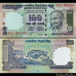 INDE - PICK 098i2 - 100 ROUPIES - 2010