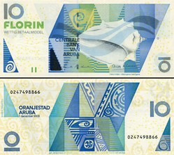 ARUBA - PICK 16a  - 10 FLORIN - 2003