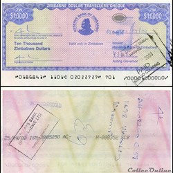 ZIMBABWE - PICK 017a2 - 10 000 Dollars - 2003